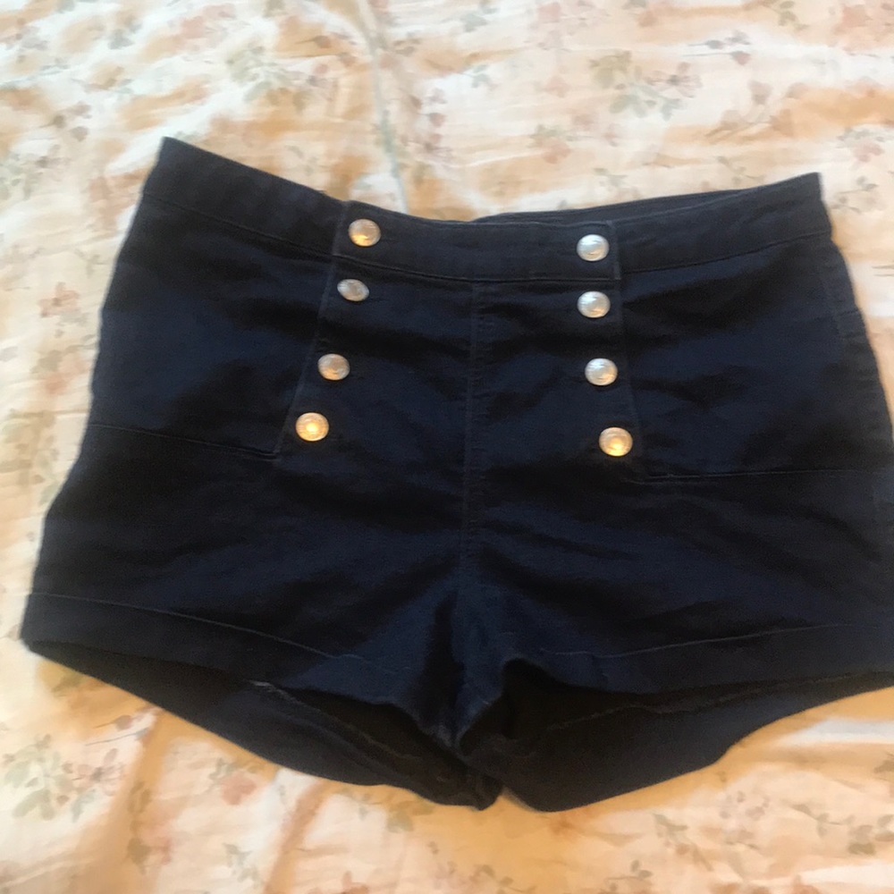 High Waisted Denim Shorts